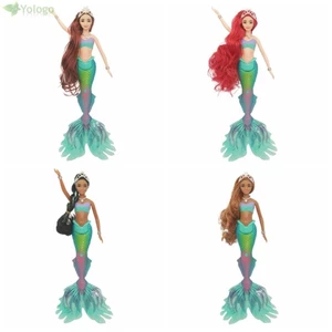 Búp bê nàng tiên cá YOLOGO Kawaii, có đèn và âm nhạc Búp bê công chúa 35CM, Búp bê trẻ em