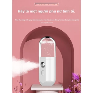 Kem Dưỡng Ẩm Nano Facial Beauty Máy Phun Lạnh Máy Tạo Độ Ẩm Cầm Tay Sạc Di Động Nhỏ Hộ Gia Đình Mặt Hấp Xịt
