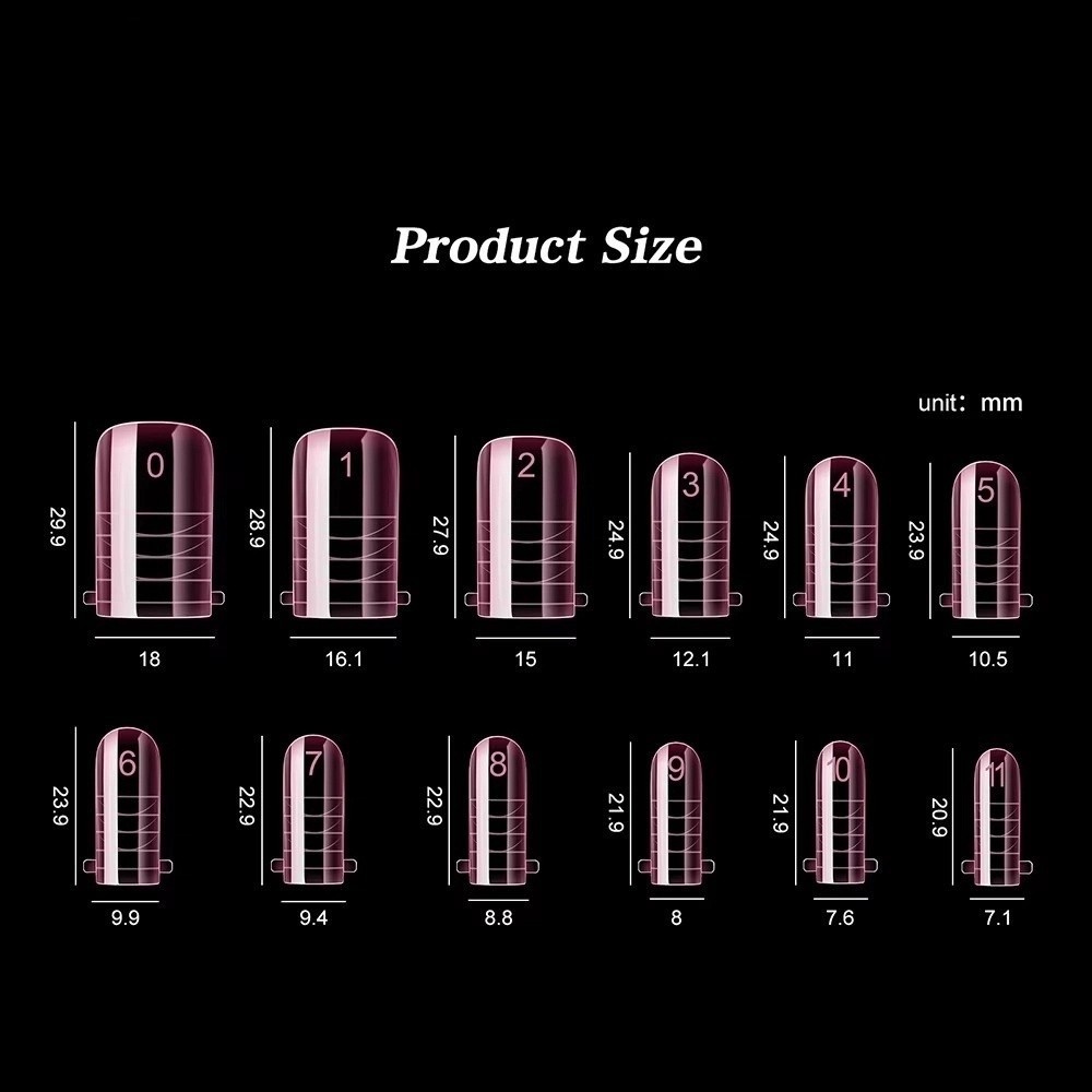 FAVORITEGOODS 120 chiếc Mẹo giả, Khuôn móng chân che toàn bộ Acrylic, Áo hoa văn móng chân kép để mở rộng