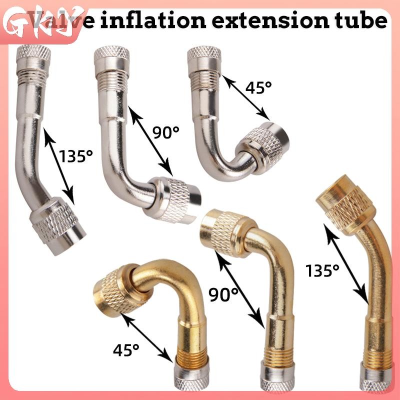Vòi bơm hơi mở rộng GKY đa góc 45°, 90°, 135° cho xe đạp và unicycle