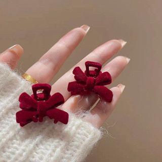 Kẹp tóc nơ vuốt barrette dễ thương chống trượt, phù hợp mọi độ dày và kiểu tóc