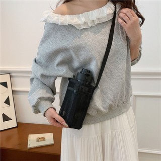 ✪G Lưới Giữ Nhiệt Cốc Du Lịch Di Động Đơn Giản Tam Giác Cốc Nước Bảo Vệ Đa Năng Giá Đỡ Cốc Nước Đeo Ngang MWGO