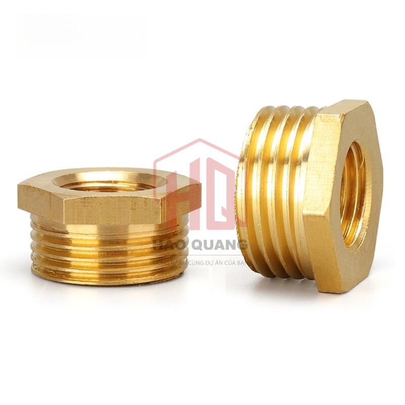 Lơ Thu Đồng Ren Ngoài Ren Trong – Phụ Kiện Nối Ống Nước Chống Gỉ Cao Cấp