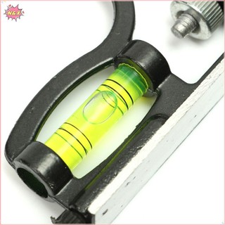 Dụng cụ đo nhôm cấp độ tinh thần bằng thép không gỉ vuông kết hợp N & X 12 ".