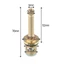 YOLOGO 1 Cái Hộp Đựng Vòi, Lõi Van Tập Mở Rộng 76mm 82mm, Giao Diện 1 / 2 Inch Tay Cầm Dài Đồng Thau Trên Van Phụ Kiện Cho Phòng Tắm Tắm