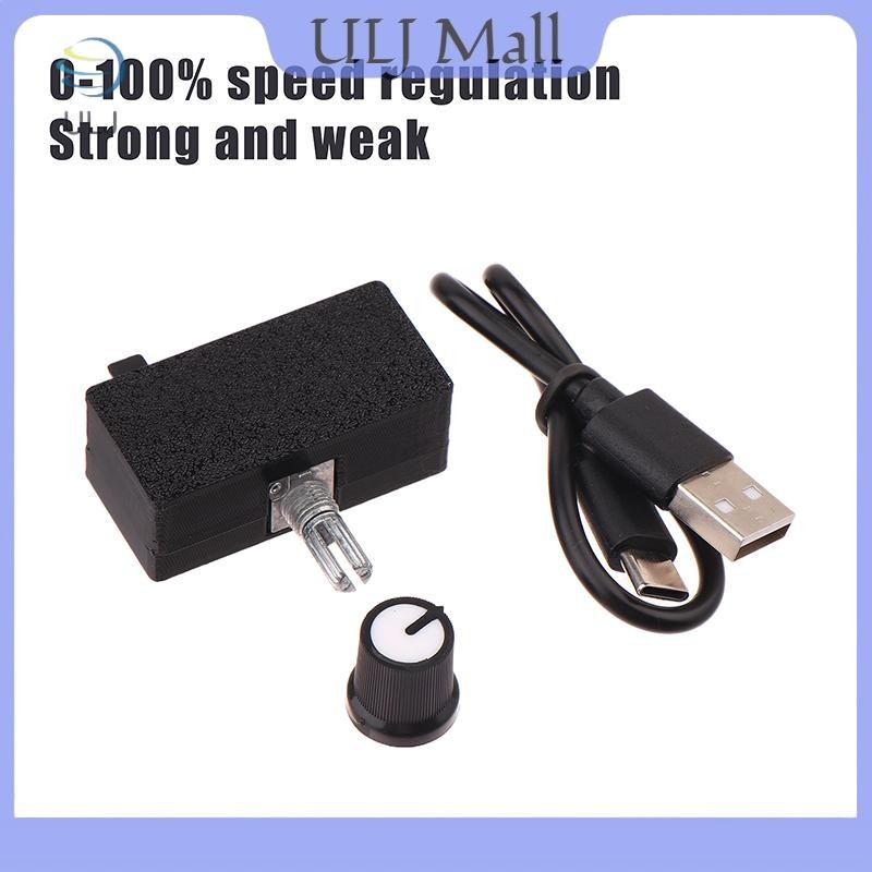 Bộ điều khiển tốc độ quạt 4 chân ULJ DC12V PWM Bộ nguồn USB Type-C Bộ điều chế chiều rộng xung làm mát bằng nước DIY.