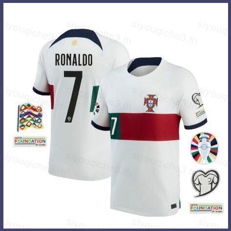 SY3 Euro Cup 2023-2024, áo thun bóng đá jersey đội khách của Ronaldo, kích cỡ đa dạng