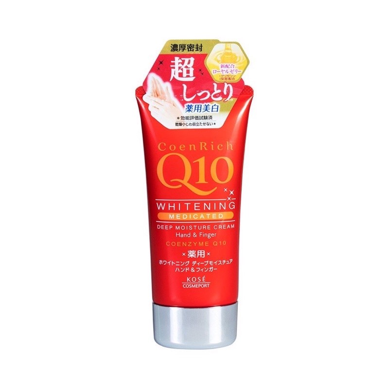 Kem dưỡng da tay Q10 Kose Hand Cream Mềm mịn chống lão hóa 80g Nhật Bản