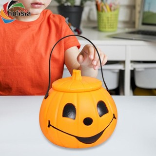 chulisia Halloween bí ngô Xô kẹo Phụ kiện Halloween Giỏ kẹo