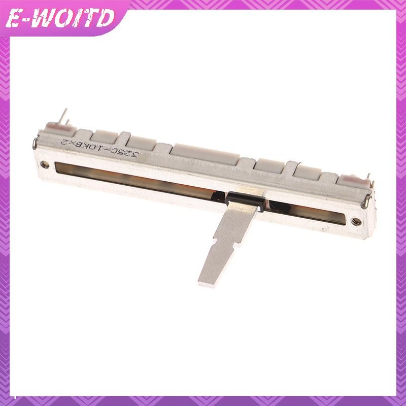 E-WOITD 1Pc RS45 Series Straight Slip Potentiometer Pitch Fader 10KB×2 DCV1024 L60mm cho DDJ-SB/SB2/SB3/400 E-WOITD