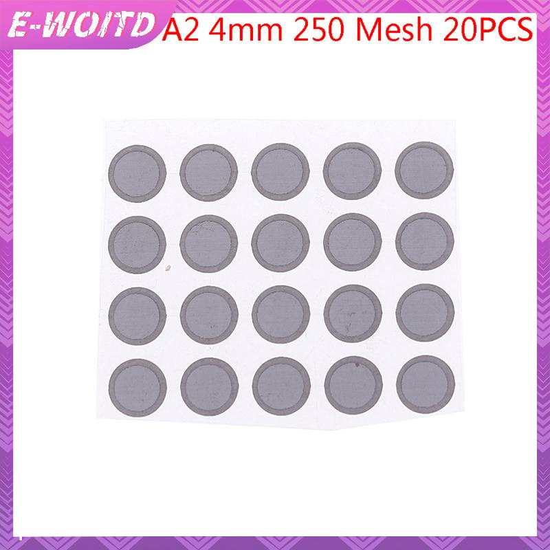 E-WOITD 20 Tai Nghe DIY Chỉnh Giấy Giảm Chấn Lưới Lọc Phía Trước Tăng HNVN Thấp