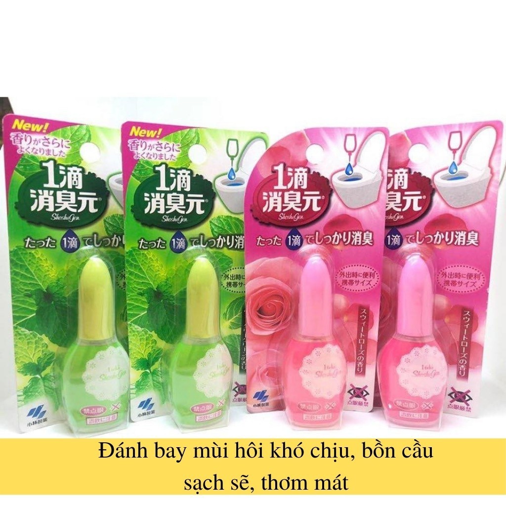 Nước Nhỏ Thơm Bồn Cầu Iteki Shoshugen Kobayashi 20ml Nhật Bản