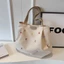 Túi Tote sinh viên GUSTAVA, Túi đeo vai nhẹ bằng vải Canvas, Túi xách nữ thêu chữ cỡ lớn thanh lịch dành cho nữ