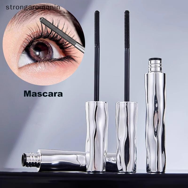 ST Chống Thấm Nước 3D Kéo Dài Mascara Ống Thép Đen Lông Mi Primer Mắt Lông Mi Bàn Chải Dài Lụa Mascara Mỹ Phẩm Quà Tặng ST