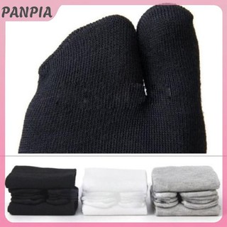 PANPIA-1 Cặp Tất Unisex Tabi Thoải Mái Hai Ngón Chân Nhật Bản Kimono Lật Flop Sợi Tất