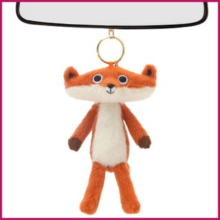 Nhồi Bông Cáo Móc Khóa 6Inch Dễ Thương Cáo Ngộ nghĩnh Xe Túi Xách Mặt Dây Chuyền Thời Trang Phụ Kiện Trang Trí Nhà Mặt Dây Chuyền Trang Trí pomervn