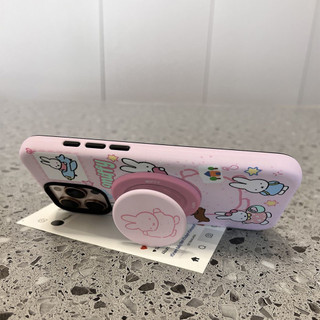 Ốp điện thoại họa tiết chú thỏ màu hồng 17air Thích hợp cho iPhone 11 12promax 12 13 14 15 pro max Ốp điện thoại 14promax 15pro 16 Pro max 17 17promax Vỏ