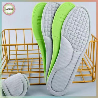 SAFENH 2 Chân Chỉnh Hình Đế Giày Chạy Bộ Nhớ Mềm Xốp Đế Cho Giày Nam Nữ Khử Mùi Thấm Hút-Áo Massage Thể Thao Đế VN