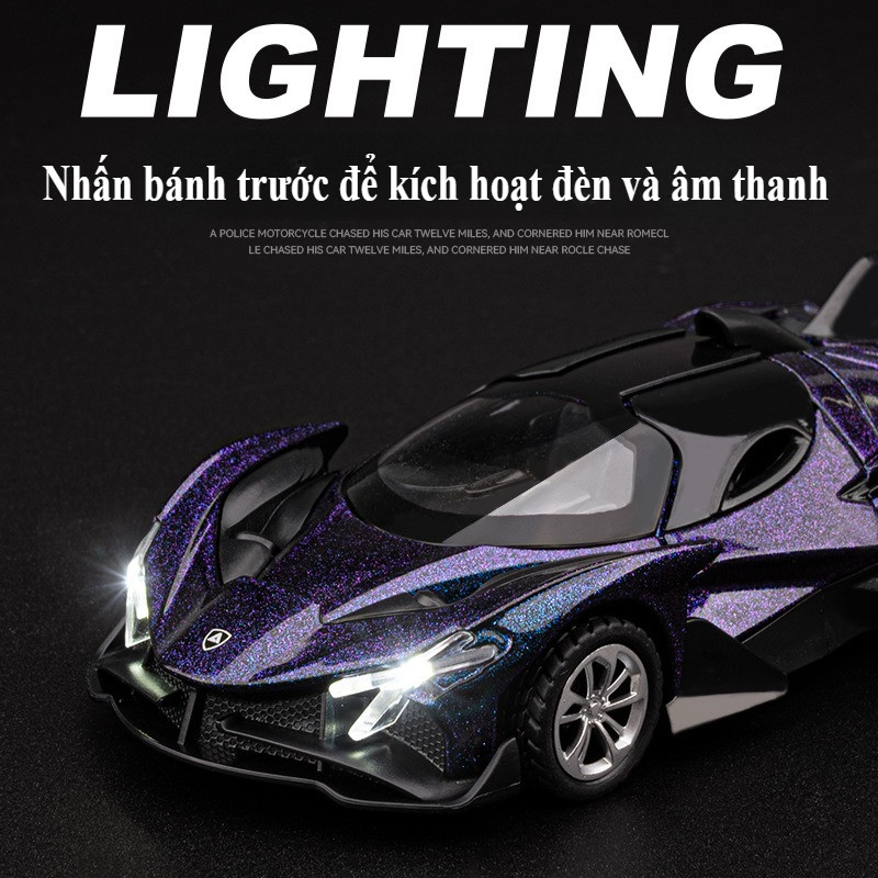 Mô Hình Xe Ô Tô Tỉ Lệ 1: 36 Cao Cấp, Mô Hình đồ Chơi, Cửa Mở Được, Cho Bé Trai 3-15 Tuổi