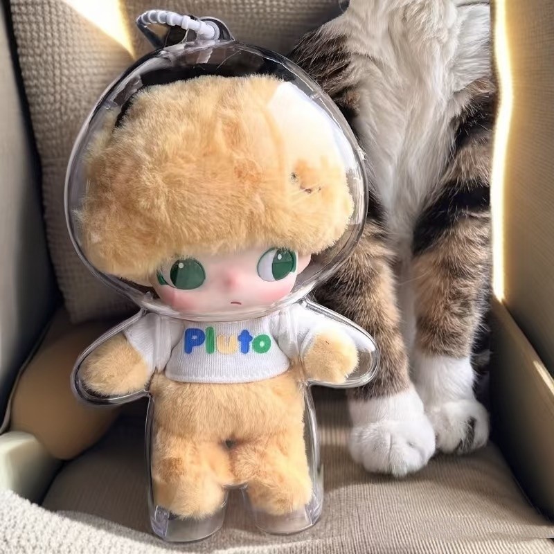 DIMOO Crush On Coffee Series Hộp Bảo Vệ Búp Bê Trong Suốt Chống Thấm Nước Chống Túi Bụi HD Trong Suốt Hộp Bảo Quản Vinyl Hình Mặt Dây Chuyền