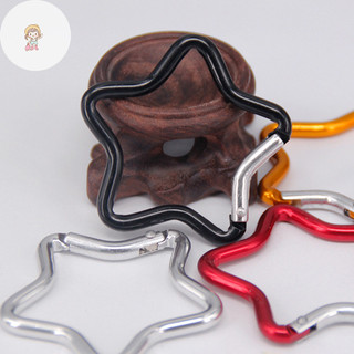 Twe Hợp Kim Nhôm Ngoài Trời Hình Ngôi Sao Khóa Lò Xo Carabiner Kẹp Móc Khóa Cho Ba Lô Cắm Trại Đi Bộ Đường Dài Du Lịch VN