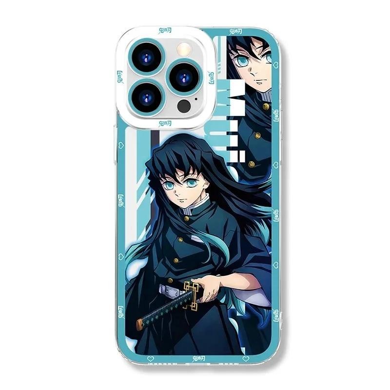 Ốp Lưng Cho Samsung Galaxy A12 A03 A32 A52 A54 A50 A50S A30S A22 A53 A03S A22 A13 Vỏ Hoạt Hình Anime Demon Slayer Tokitou Muichirou Kanroji Mitsuri Vỏ Điện Thoại Silicon Mềm