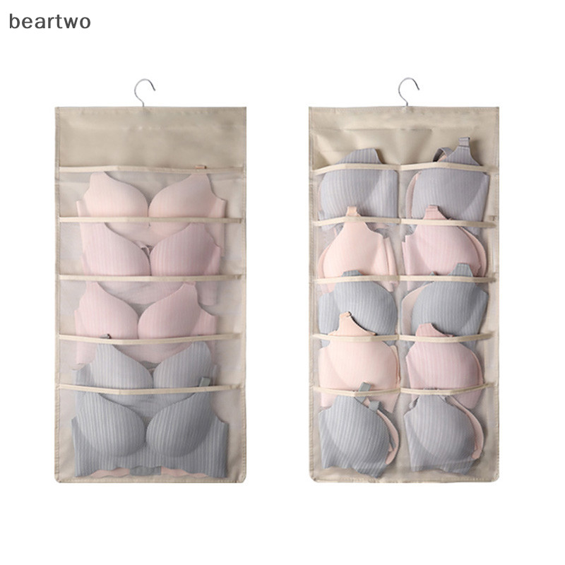 < Beartwo > Túi đựng đồ hai mặt gấp áo ngực treo quần áo Móc treo đẹp