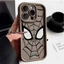 Cho iPhone 15 14 13 12 11 Pro Max XR XS 7 8 Plus Hot Marvel Spider Man Trơn Nhiều Bước TPU Mềm Vỏ Điện Thoại Silicon Mềm Thoáng Mát
