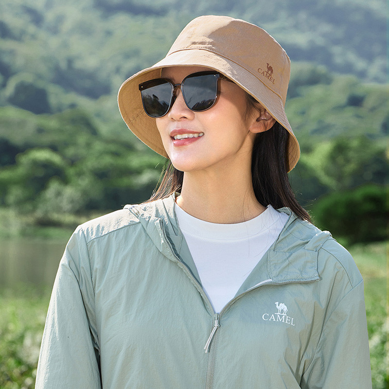 Ảnh CAMEL CROWN Cotton Nguyên Chất Mũ Ngư Dân Nam Nữ Chống Nắng Ngoài Trời Tấm Che Nắng Chống Tia Cực tím Mũ Câu Cá 2