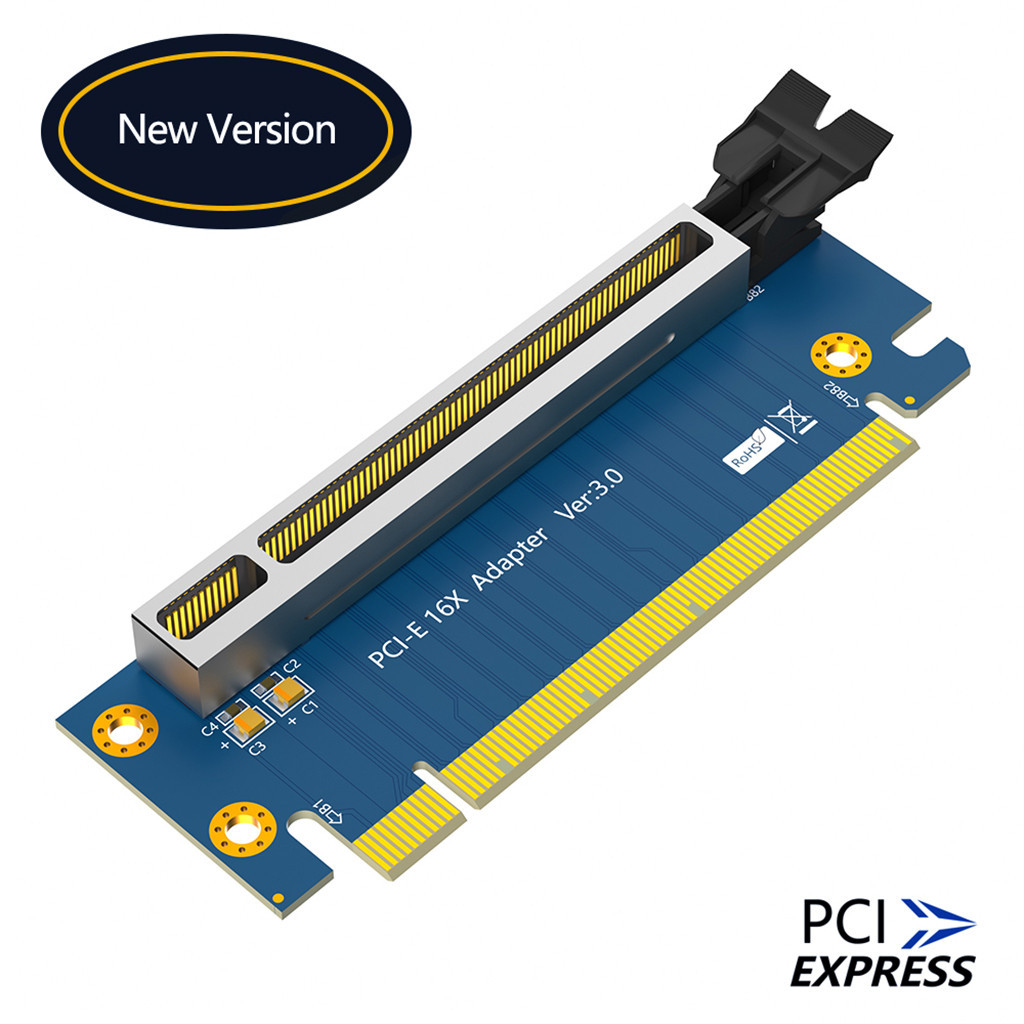 Thẻ nâng JMT PCI-Express 3.0 16X PCI-E3.0 16X 90 độ Góc phải Thẻ chuyển đổi tốc độ cao cho máy chủ 2U cho thẻ PCI-E cỡ lớn
