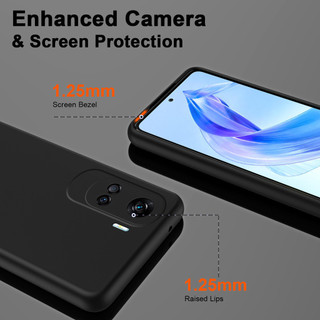 Dành Cho Honor 90 Lite Ốp Lưng Silicon Lỏng Nâng Cấp Với Cạnh Vuông Bảo Vệ Camera Mềm Chống Trầy Xước Lớp Lót Microfiber Chống Sốc Mỏng Vỏ