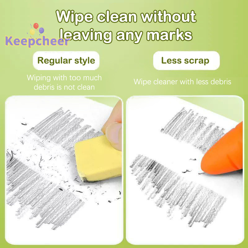 [Keepcheer] Quả Lớn Sáng Tạo Cà Rốt Tẩy Độc Đáo Và Dễ Thương Văn Phòng Phẩm Trường Học Đồ Dùng Văn Phòng Trẻ Em Học Sinh Bút Chì Tẩy Quà Tặng Giải Thưởng [Mới]