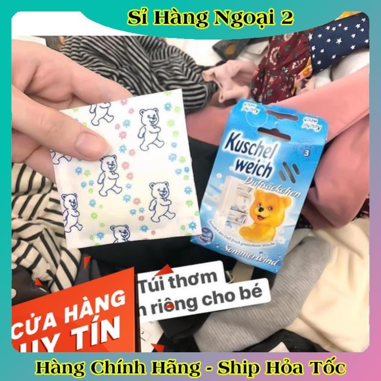 [auth] Túi thơm tủ quần áo cho bé Kuschel weich hình gấu trẻ em an toàn - Nội địa Đức đủ Bill [Hot]