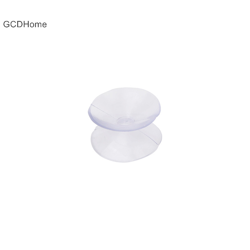 Gcdhome 20 Chiếc Hai Mặt Nhựa Hút Chân Không Chống Trơn Trượt Trong Suốt Hút Miếng Lót Cho Kính Ô Tô Cửa Sổ Bàn Top Miếng Đệm DIY Giá Đỡ Xà Phòng HOT