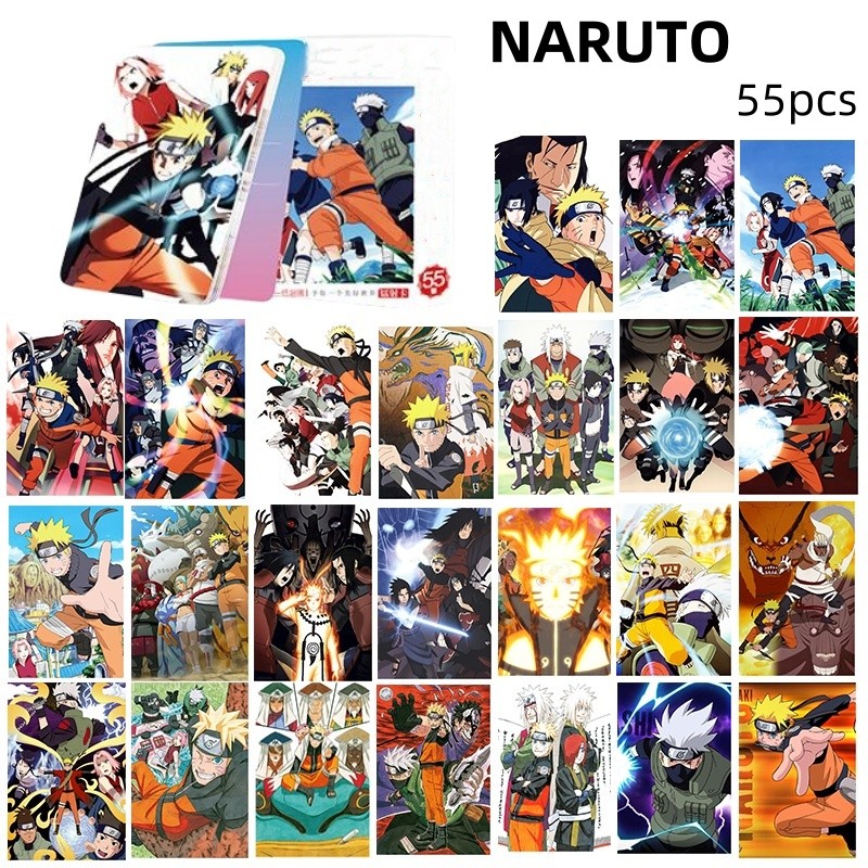 Manga Manhwa Kaitou Kiddo ONE PIECE Laser Holographic Lomo Cards NARUTO Photocards Thám Tử Lừng Danh Conan Hologram Bưu Thiếp