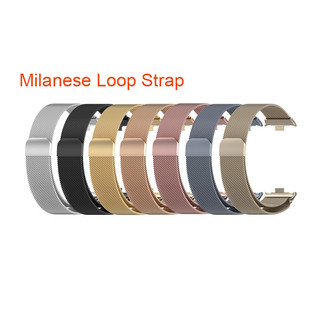 Dây đeo bằng thép không gỉ từ tính Milanese Loop cho Xiaomi Band 8 9 Pro