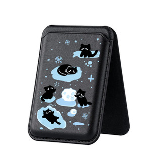 Cặp Đôi Mèo Đáng Yêu Phong Cách Ví Điện Thoại Cho iPhone 16 16promax 15 14 13 12 11 Pro Max Plus Bao Da Thẻ Điện Thoại Cho Ốp Lưng Bỏ Túi