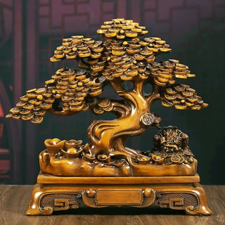 Cây may mắn Trang trí công ty Cửa hàng thu ngân Đồ trang trí lễ tân Khai trương, cây Phong Thủy Trang Trí Tết( hàng tốt)