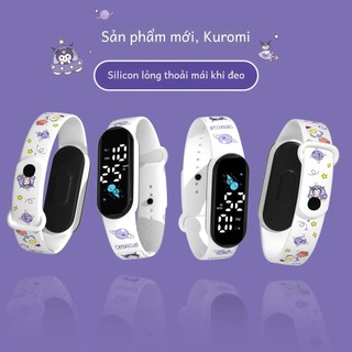 Đồng hồ cho bé Kuromi – Chống nước, phong cách thể thao, họa tiết hoạt hình cá tính