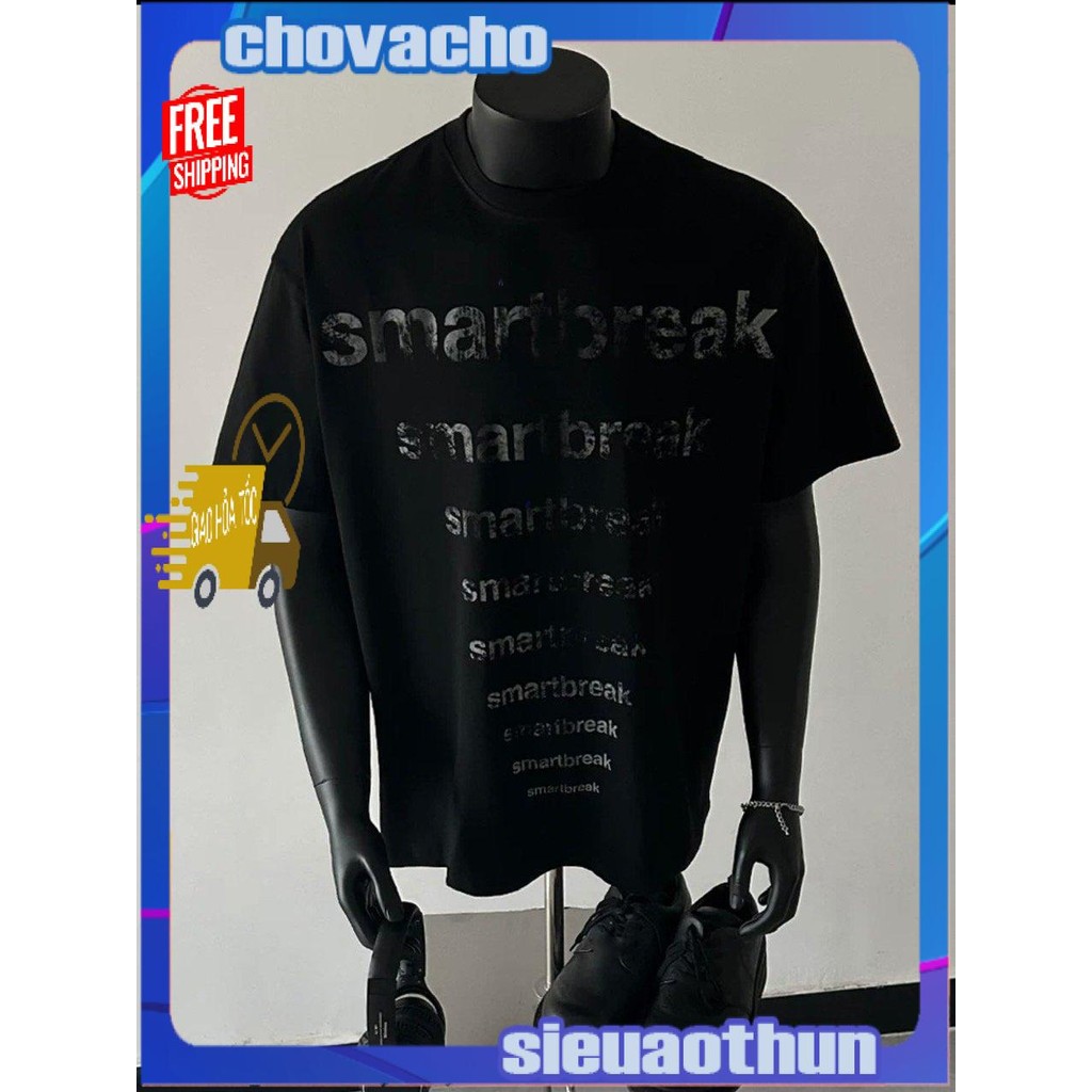 Áo thun Stee Cổ tròn SMART BREAK Localbrand ICVCVNI Unisex