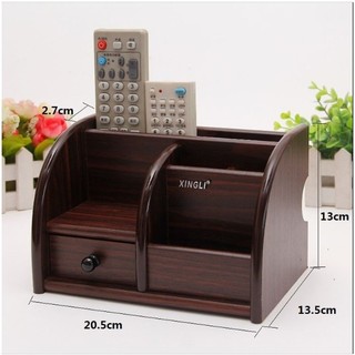 Hộp Bảo Quản Đa Năng Để Bàn Bằng Gỗ, Điều Khiển Từ Xa, Điện Thoại, Văn Phòng, Bàn Cà Phê