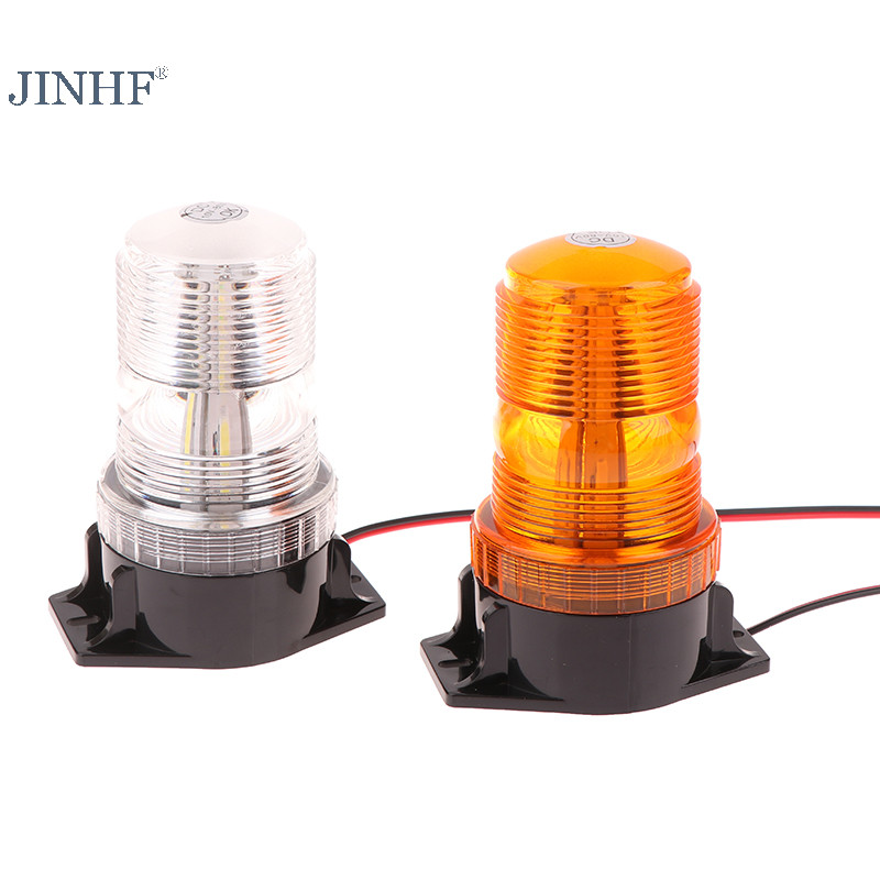 Jinhf 10-80V 30 LED Công Suất Cao Cảnh Báo Khẩn Cấp Flash Nhấp Nháy Đèn Tín Hiệu Cho Xe Nâng Xe Tải Trường Học Xe Buýt Xanh Đỏ Trắng Vàng HOT