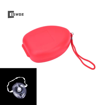 [Ciswge] 1 Mặt nạ CPR bỏ túi trong hộp cứng Bộ bảo vệ mặt hồi sức Bộ sơ cứu khẩn cấp nạ phòng độc hồi sức CPR sơ cứu Mặt nạ bỏ túi Sơ cứu CPR Resuscitati