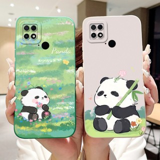 Vỏ bảo vệ ống kính Xiaomi Poco C40 PocoC40 C 40 Vỏ điện thoại silicon mềm hình gấu trúc dễ thương