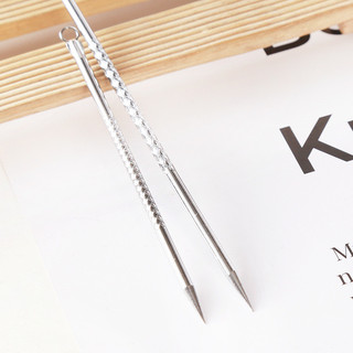 Que lấy nhân mụn 2 đầu bằng thép không gỉ, kim lấy mụn