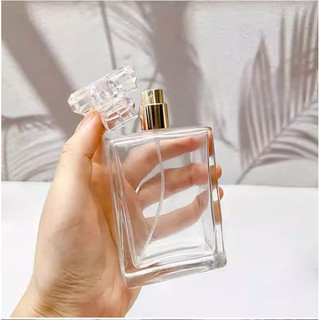 100ML Dung Tích Lớn Rỗng Chai Nước Hoa Có Thể Đổ Lại Thủy Tinh Fine Mist Xịt Chai Nước Hoa Atomizer Đen
