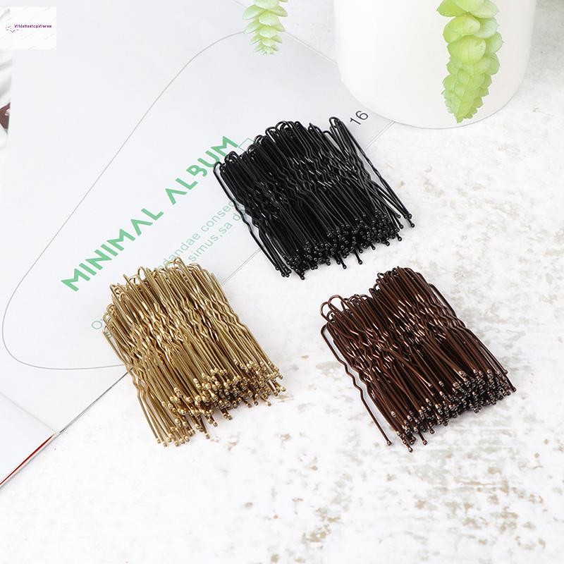 Cod 50 Cái / bộ Tóc Sóng Hình Chữ U Bobby Pin Barrette Salon Kẹp Tóc Mới