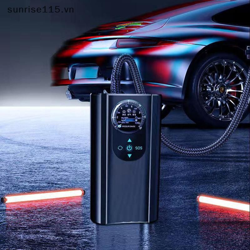 Máy bơm hơi lốp ô tô SRVN 12V Máy bơm hơi lốp có độ chính xác cao Máy bơm hơi điện tử bay hơi cho xe máy Xe đạp Ô tô.