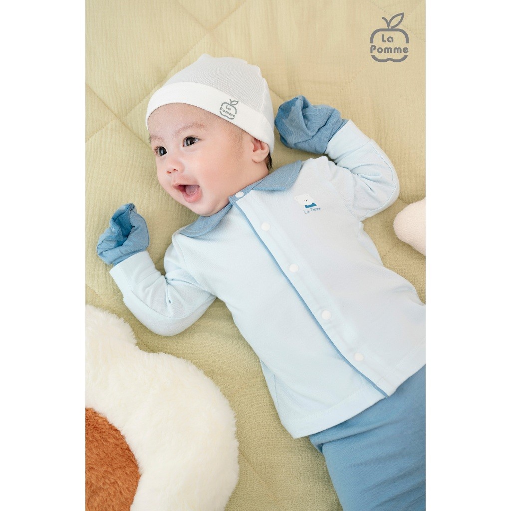 Ảnh Set bao tay bao chân La Pomme pastel 3