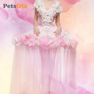 Pannier Petticoat Co Giãn Dây Thắt Lưng Ngắn 3 Vòng Váy Cho Áo Cưới Prom